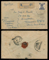 NEPAL. 1948 (16 Sept). Indian Embassy / British Legation - Uganda / British (15 Oct). East Africa. Reg Fkd Env Transit + - Népal