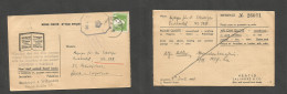 PALESTINE. 1940 (9 June) Jerusalem - Switzerland, Zurich. Bilingual Books Order Fkd WWII Doble Censored Fkd 3p Green Pri - Palestine