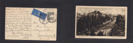 PALESTINE. 1937 (12 March) Tel Aviv - Denmark, Cph (20 March) Air Single Fkd Ppc. - Palestine