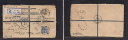 PALESTINE. 1924 (18 March) EEF,. Ajami PO, Jaffa - Switzerland, Basel (26 March) Via Tel Aviv. Registered Letter Post Of - Palestine