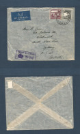 PALESTINE. 1940 (4 Oct) WWII. Australian Forces In Palestine "SM1, Supply HQ PO" Air Fkd Envelope To Sydney, NSW, Austra - Palestine