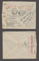 PALESTINE. 1939 (15 Dec). Netherlands / Amsterdam Tel Aviv (10-12 Jan 1940 Fkd Env With Pmk Censor Arrival Special BPO I - Palestine