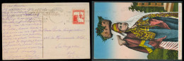 PALESTINE. 1929 (24 March). Jerusalem - USA. Fkd Bilingual Slogan Cancel Card. Fine. - Palestine