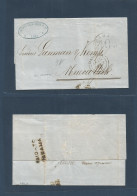 PERU. 1862 (14 Enero) Lima - USA, NYC. EL Full Text Via Panama BPO (Jan 22) + Reverse "PAID TO PANAMA" Which Would Displ - Pérou