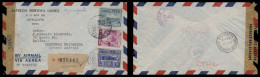 PERU. 1944 (2 Jan). Arequipa - British Honduras (14 Jan). Reg Multifkd Env With Censor Label. Scarce Dest. - Pérou