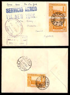 PERU. 1937. Lobitos - UK. Air. Via NY. Special Cachet + Talara Fkd Env. Beautiful. - Pérou