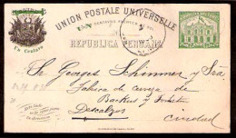 PERU. 1898. Lima Local. 1c Stat Card. Fine Used. - Pérou