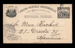 PERU. 1905. Lima / Germany. Stat Card. - Peru