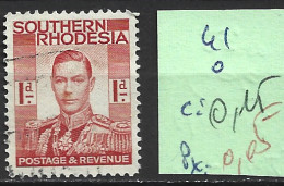 RHODESIE DU SUD 41 Oblitéré Côte 0.15 € - Rodesia Del Sur (...-1964)