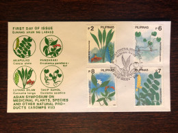 PHILIPPINES FDC COVER 1992 YEAR MEDICINAL PLANTS HEALTH MEDICINE STAMPS - Philippines