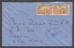 PHILIPPINES. 1941 (21 Aug). Baguio - Camp John Hay - Hg Kg 12c Rate Fkd Env Not Opened By Censor Reverse 11 Censor Nn. F - Filipinas