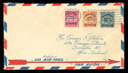 PHILIPPINES. 1936. PHIILIPPINES-NEW ZEALAND. Manila To New Zealand. Franked Envelope Manila-Madrid-Arnacas Flight. - Philippinen