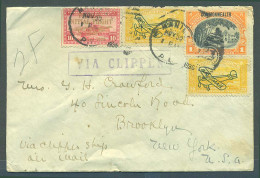 PHILIPPINES. 1936 (30 Nov). Manila - USA. Cia Clipper Air Fkd Env. Fine. - Filipinas