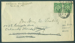 PHILIPPINES. 1929 (15 Nov). Pier - Postal Stat - Manila - USA. Fkd Env. Interesting Cancel. - Filipinas