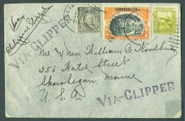 PHILIPPINES. 1936 (10 Nov). Manila - USA. Air Fkd Via Clipper. Fine. - Filipinas