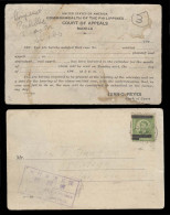 PHILIPPINES. 1942 (19 Jun). Manila - San Juan. Local Fkd Censor Card Official Courts Comercial Scarce Early Period. - Filipinas