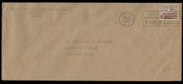 PHILIPPINES. 1944 (12 Jul). Japanesse Occup. Manila - Tacloban. Comercial Fkd Env. Ovptd Mns Violet Stamps Cds. Very Rar - Filipinas