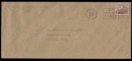 PHILIPPINES. 1944 (12 Jul). Japanesse Occup. Manila - Tacloban. Comercial Fkd Env. Ovptd Mns Violet Stamps Cds. Very Rar - Philippines