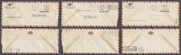 PHILIPPINES. 1937 (29/5, 10/8 And 17/8). Seattle / USA - Manila. Incoming Clipper Mail 3 Machine Fkd US Env Diff Envs Wi - Filipinas