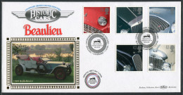 1996 GB Historic Cars First Day Cover, Rolls Royce Silver Ghost Beaulieu Motor Museum Benham BLCS 121 FDC - 1991-2000 Decimal Issues