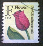 United States, Scott #2518, Used(o) Coil, 1991, Rate Change "F" Tulip , (29¢) - Gebruikt