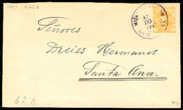 SALVADOR, EL. 1869. London - Athens. Stampless E. Fkd 20l + 40l + 80l X 2, Cds. Doble Letter Rate Comb. - El Salvador