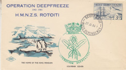 Ross Dependency HMNZS Rotoiti  Ca Scott Base 27 JA 1964 (SR210) - Navi Polari E Rompighiaccio