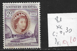 RHODESIE DU SUD 81 ** Côte 0.30 € - Südrhodesien (...-1964)