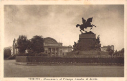 26453 " TORINO-MONUMENTO AL PRINCIPE AMEDEO DI SAVOIA " -VERA FOTO-CART. NON SPED. - Andere Monumente & Gebäude