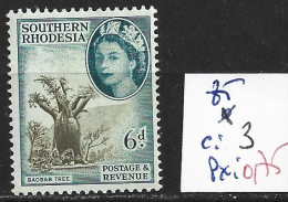 RHODESIE DU SUD 85 * Côte 3 € - Rodesia Del Sur (...-1964)