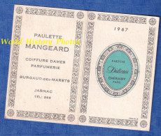 Calendrier Publicitaire - BURGAUD Des MARETS - Paulette MANGEARD Coiffure Parfurmerie - 1967 - Pub Parfum CHERAMY Paris - Grossformat : 1961-70