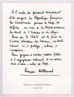 DOCUMENT PHILATELIQUE PHILEXFRANCE 89 - Feuilles Complètes