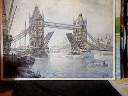 INGHILTERRA - LONDRA - H. MOSS - ILLUSTRATA TOWER BRIDGE VB1986  JV5674 - Tower Of London