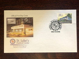 PHILIPPINES FDC COVER 2003 YEAR MEDICAL CENTER HOSPITAL HEALTH MEDICINE STAMPS - Filipinas