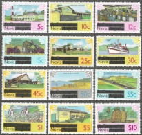 Nevis. 1980 Overprints. 12 MH Values To $10. SG 37etc. M3138 - St.Kitts And Nevis ( 1983-...)