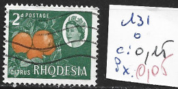 RHODESIE DU SUD 131 Oblitéré Côte 0.15 € - Zuid-Rhodesië (...-1964)