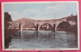 30 - Saint Jean Du Gard - Le Pont Romain Et Le Pont Neuf - Saint-Jean-du-Gard