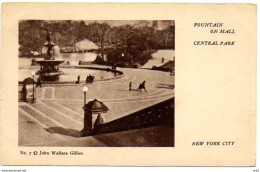 U.S.A. - Fountain On Mall Central Park NEW YORK CITY ( Etats Unis Amerique ) - Central Park