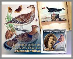 CENTRAL AFRICAN 2023 MNH Alexander Wilson Birds Vögel S/S II – OFFICIAL ISSUE – DHQ2412 - Natuur