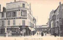 FRANCE - Meaux - La Rue Du Marché - Animé - Carte Postale Ancienne - Meaux