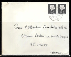 CC52 - PAYS BAS - LETTRE DE BEVERWIJK DU 17/11/67 POUR METZ - Cartas & Documentos