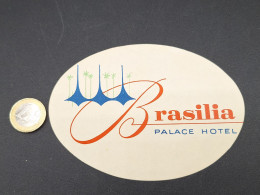 C7/3 - Brasilia Palace Hotel * Brasil *  Luggage Lable * Rótulo * Etiqueta - Etiquetas De Hotel