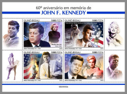 GUINEA-BISSAU 2023 MNH John F. Kennedy M/S – IMPERFORATED – DHQ2412 - Kennedy (John F.)