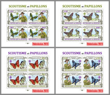 BURUNDI 2023 MNH Scouts Butterflies Pfadfinder Schmetterlinge 5M/S – IMPERFORATED – DHQ2412 - Vlinders