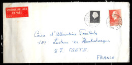 CC50 - PAYS BAS - LETTRE DE WIJK AAN ZEE DE 1967 POUR METZ - Cartas & Documentos