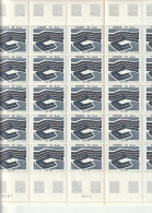 Feuille Complète De 25 Timbres Du N° 2075 Raoul Ubac - Feuilles Complètes