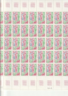 Feuille Complète De 50 Timbres Du N° 2076 Les Géants Du Nord - Feuilles Complètes