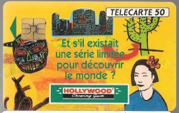 CARTE-PUBLIC-F226-50U-SO3-03/92-HOLLYWOOD-NSB-V° N°Série A 215783-Utilisé-TBE-RARE - 1992