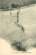 CPA -Alpinisme 1900_ Chamonix - Glacier Des Bossons - Carte Pionnière - Edit. Jullien Frères , Genève *JJ 2219* - Alpinismo