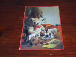 72929-          CA 8,5 X 13,5 CM. CARD - BEREN / BEARS / BÄREN / OURS / ORSI / TEDDYBEARS - Jeux Et Jouets